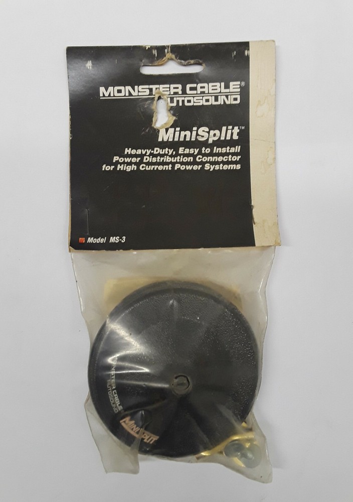 Monster Cable MS-3 Mini Split Power Distribution Connector (Brand New!)
