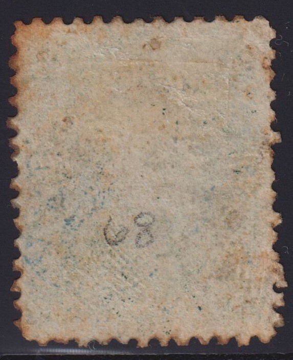 US SCOTT #68, Disturbed Gum, Foxing