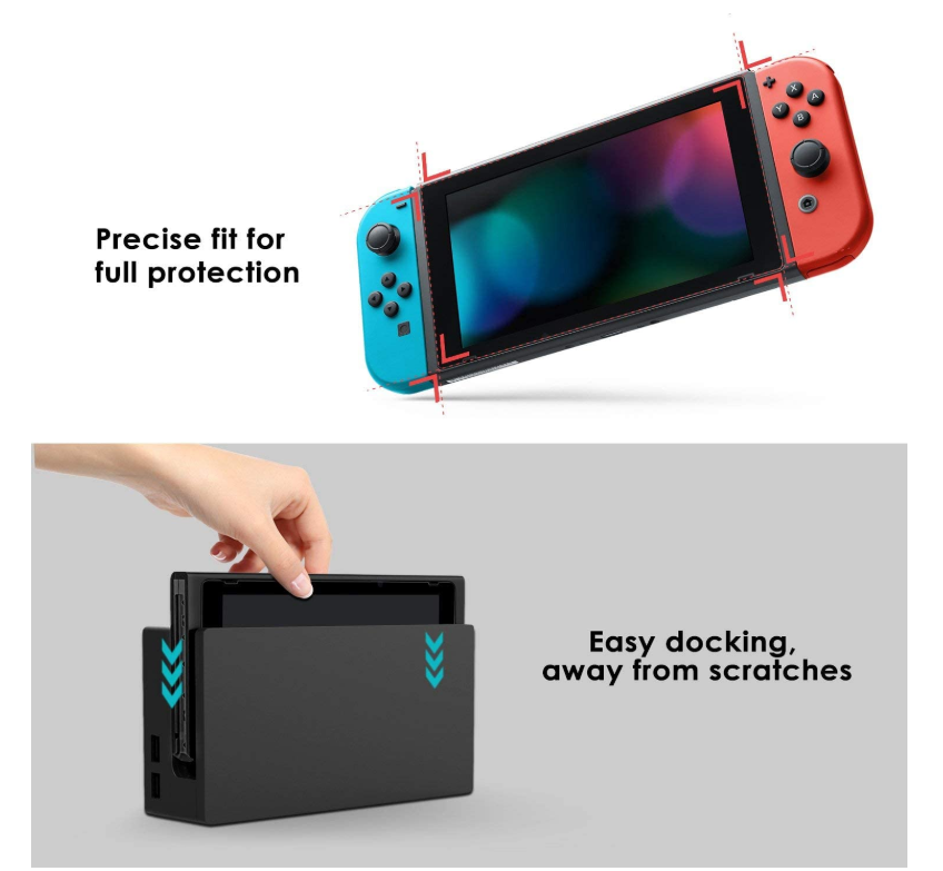 (2 Pack) For Nintendo Switch Premium HD Tempered Glass Screen Protector