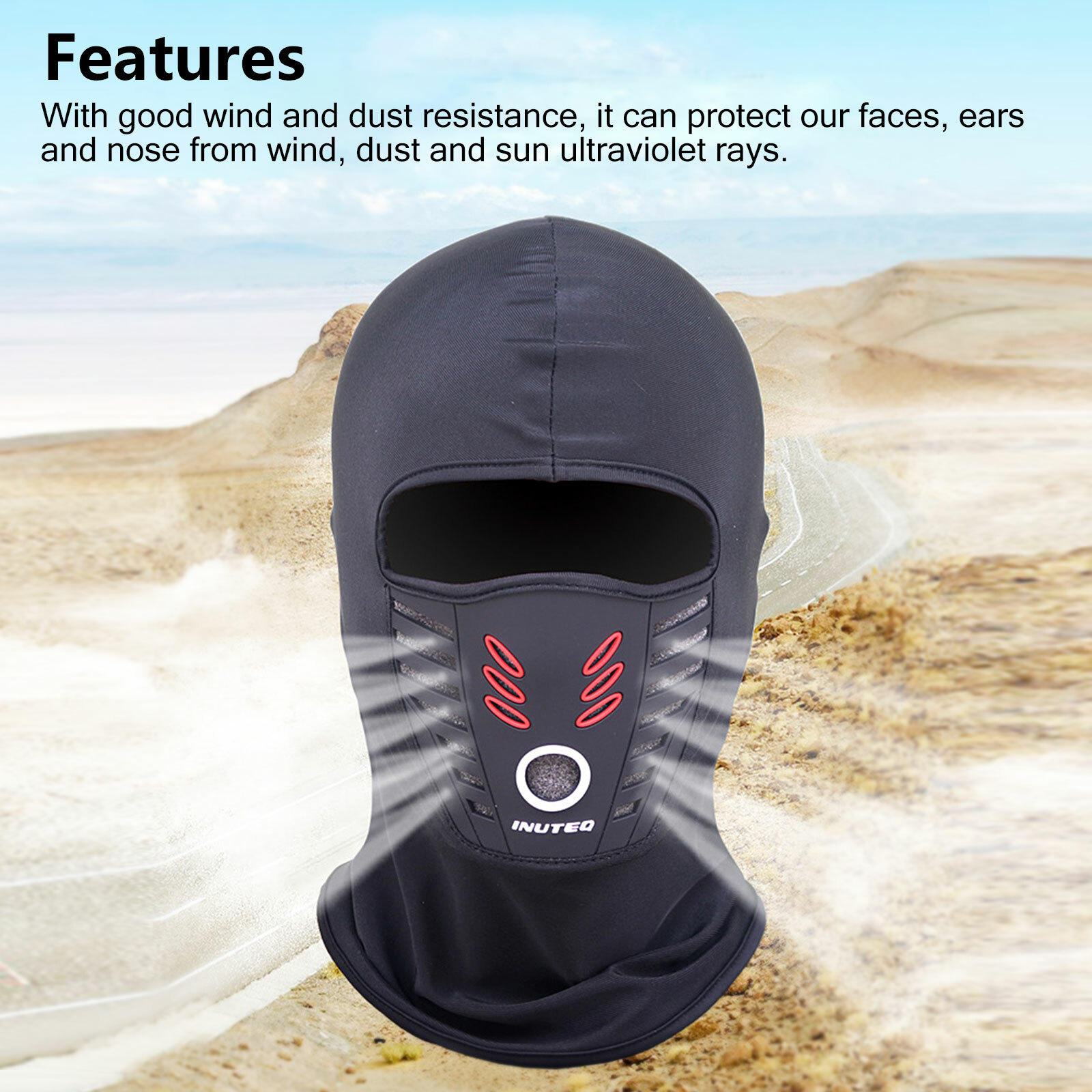 Summer Balaclava Full Face Mask Outdoor Windproof Running Bicycle Cycling Wear