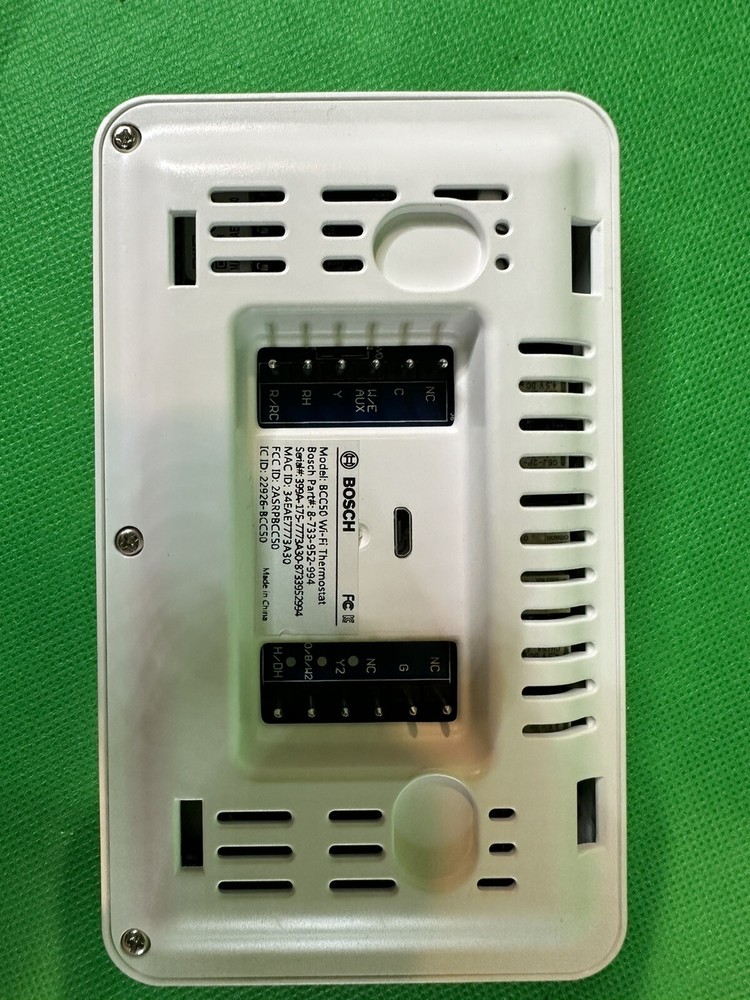 Bosch Connected Control BCC50 Wi-Fi Thermostat Open