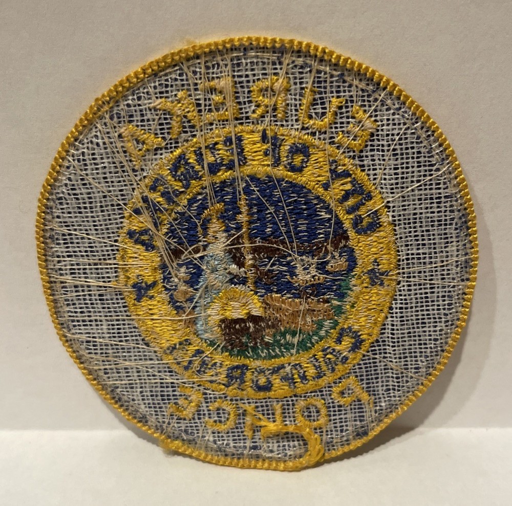 RARE NEW Eureka Police Fabric Patch 3” Diameter