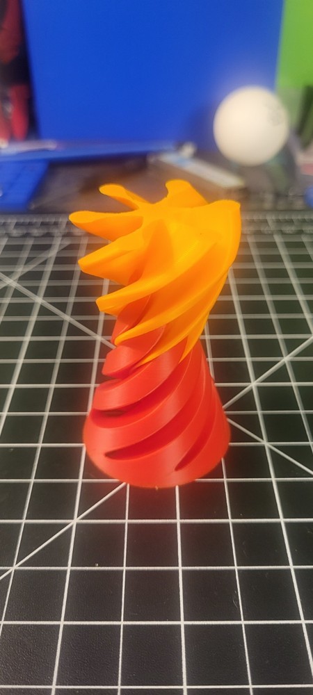 3d printed spiral cone