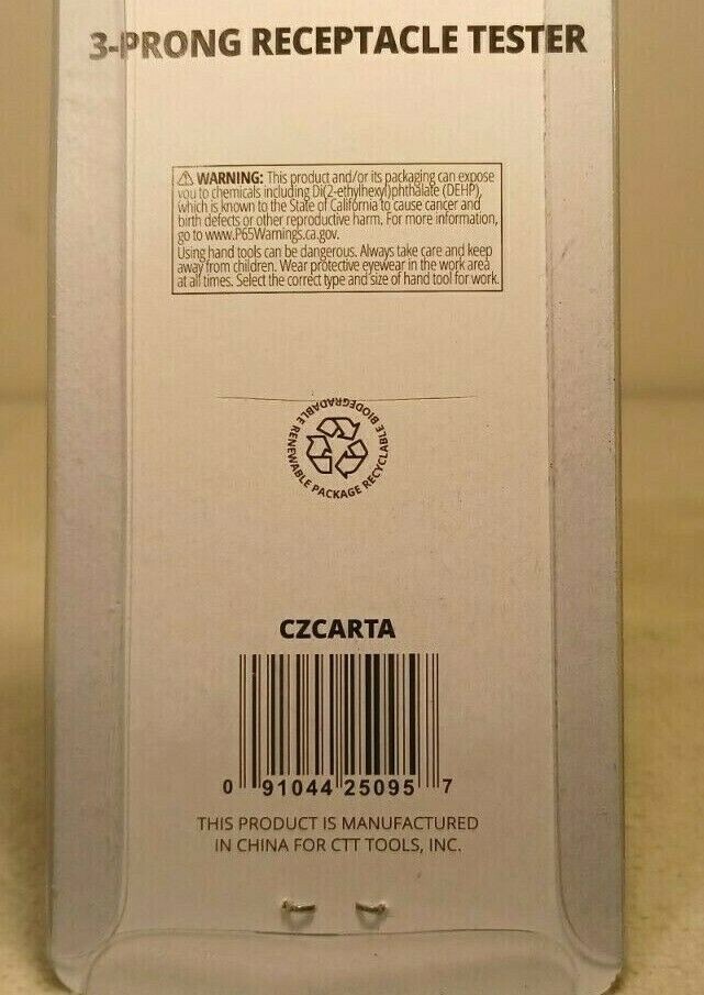 Electrical Tester Outlet Receptacle Faulty Wire Finder Color Coded Wall Plug