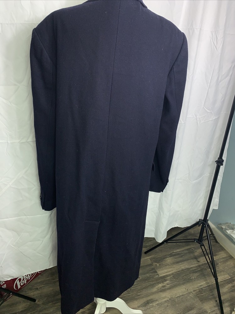gina cappeli blue wool suit jacket 44R
