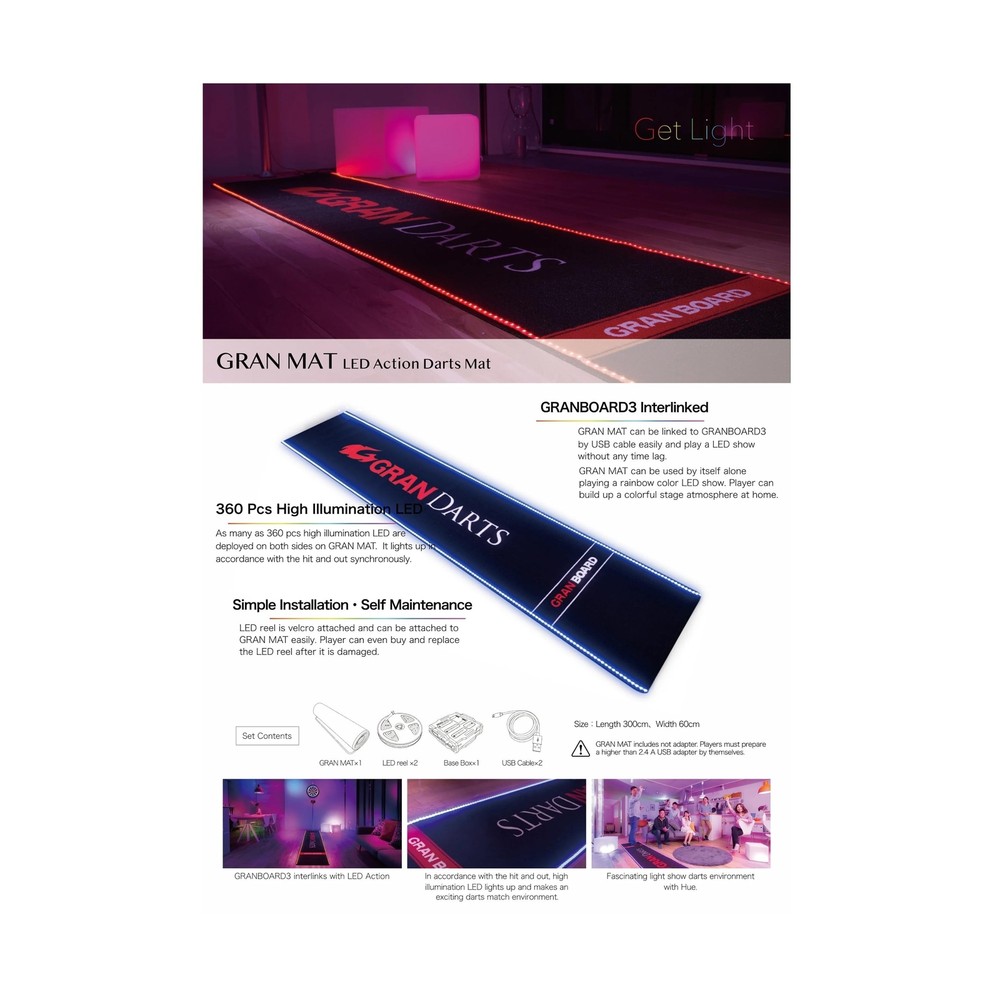 GRANBOARD LED DART MAT