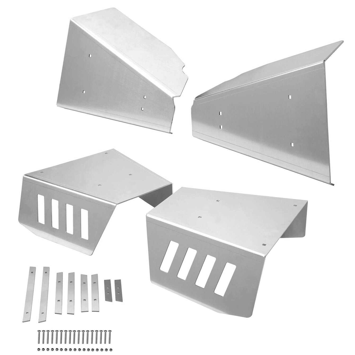 For Polaris Ranger XP 900 / 1000 13-19 Front & Rear A-ARM Guards Skid Plate