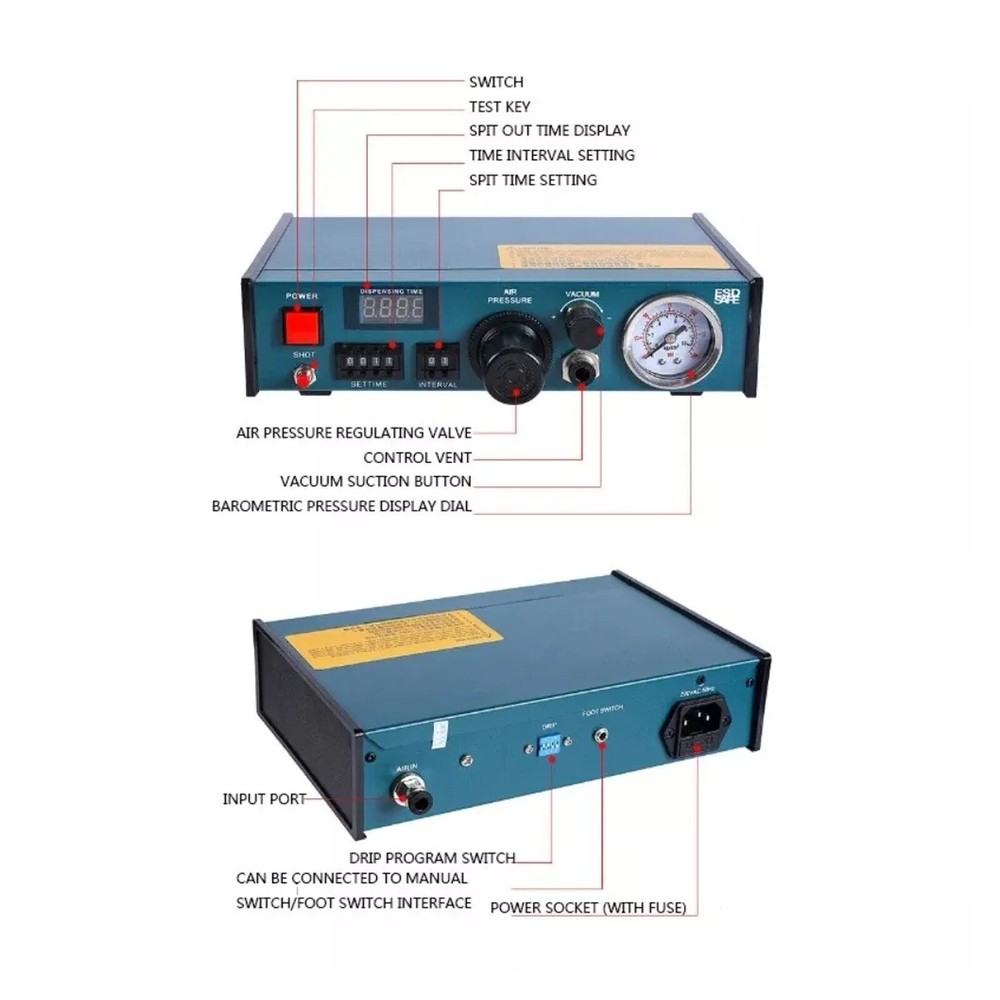 Epoxy Resin Automatic Glue Injection Machine 983A Automatic Dispensing Machine
