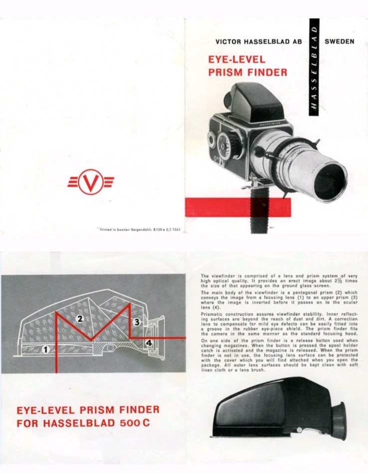 Hasselblad 90 degree prism viewfinder
