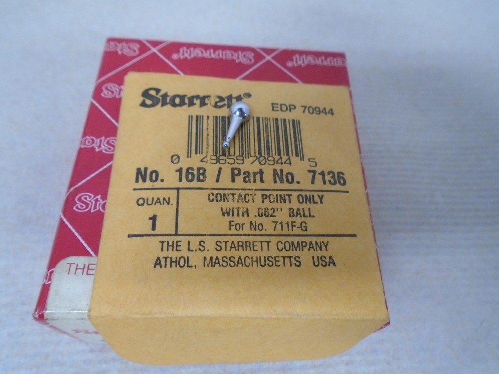 STARRETT #16B CONTACT POINTS 7136