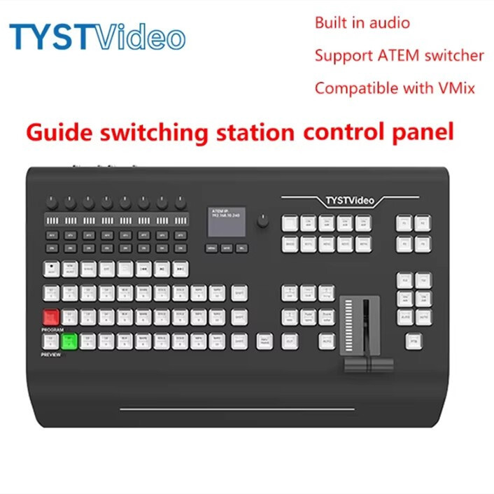 TYST TY-K1700HD Video Switcher BMD ATEM 1 M/E Vimx Control Multifunction Panel