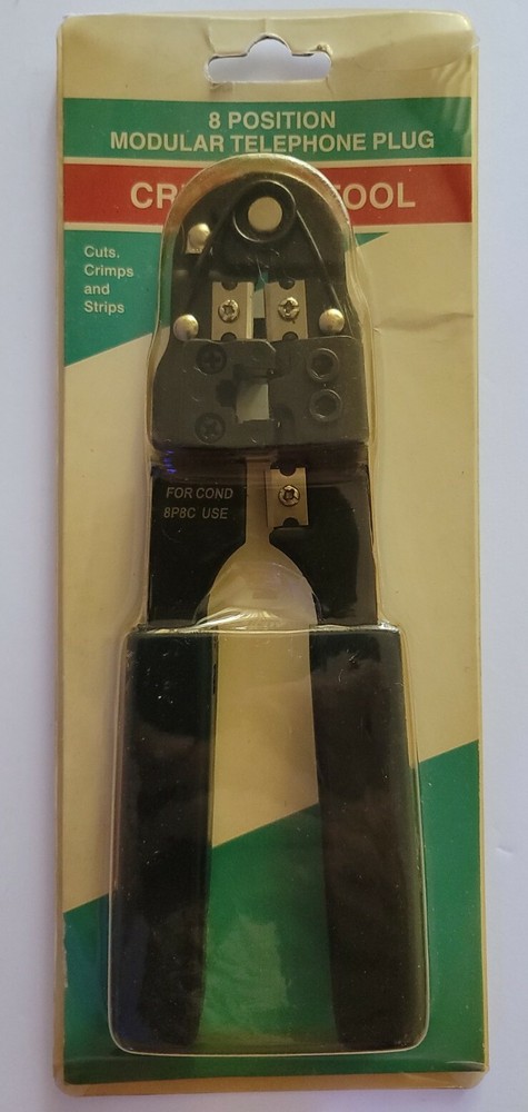 8P8C Modular Telephone Plug Crimping Tool.