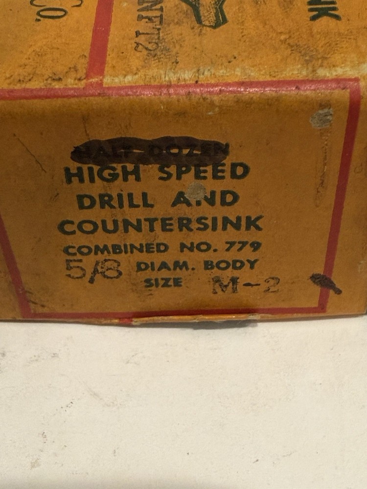 New Standard Tool 5/8” Diameter HSS Drill / Countersink