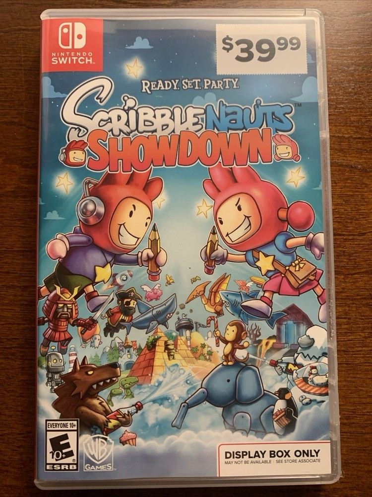 Scribblenauts Showdown / Nintendo Switch Authentic Display Box Only / NO GAME