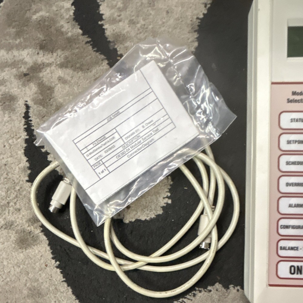 AAON OE391-05 Modular Service Tool R19860 with Cable & Technical Guide