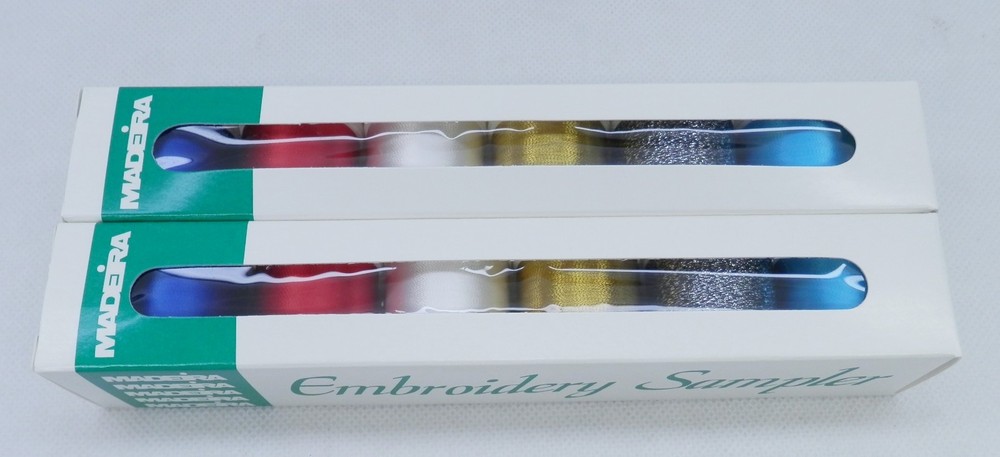 Madeira Embroidery Thread Sampler Six Pack #9006D x2 - includes Gold & Metallic