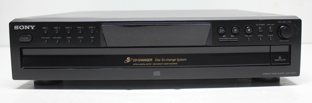 Sony CDP-CE275 5 Disc Disk Hi-Fi CD Player Casousel Tray Component
