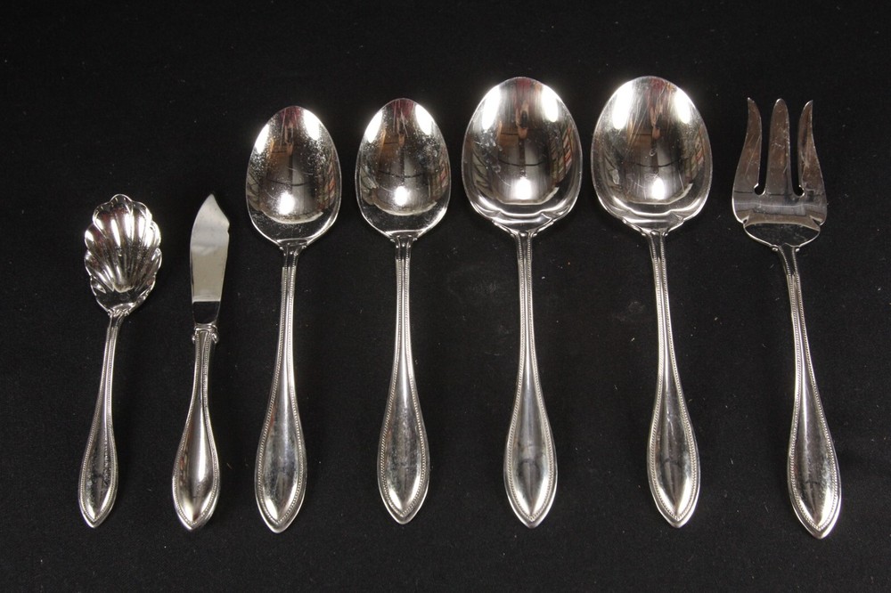 7 Serving Utensils Oneida Arbor-American Harmony Pattern Stainless