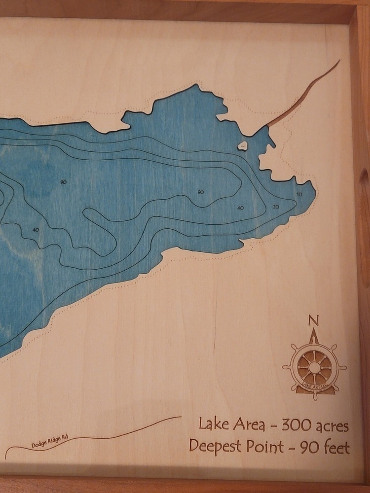 Pinecrest Lake Cherry Wood Serving Tray