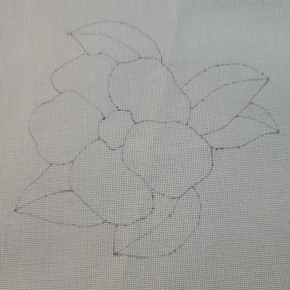 Hibiscus Needlepoint Pattern And Instructions No Thread