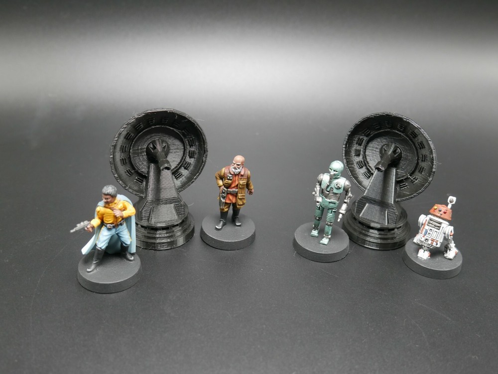 Tabletop Terrain 2 Space Laser Turrets