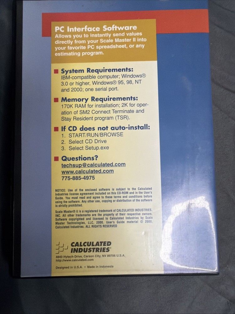 Scale Master II Digital Plan Measuring System with PC interface & Cable 4PARTS