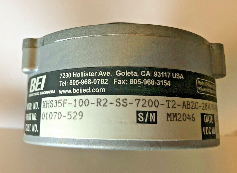 BEI, 01070-529, Optical Incremental Encoder with Bracket (OEM / New)