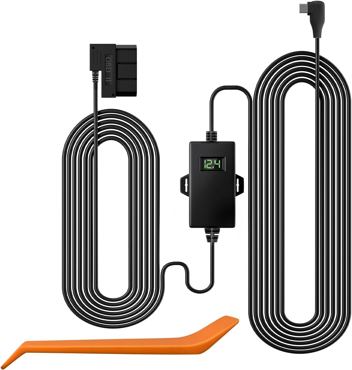 REDTIGER Dash Cam OBD Hardwire Kit Power Cable Type USB C Port for Dash Camera