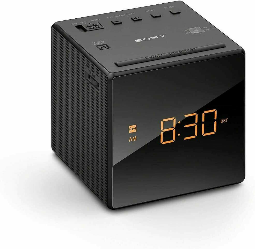 Sony ICF-C1 Desktop Alarm Clock AM FM Radio Black Sony ICFC1