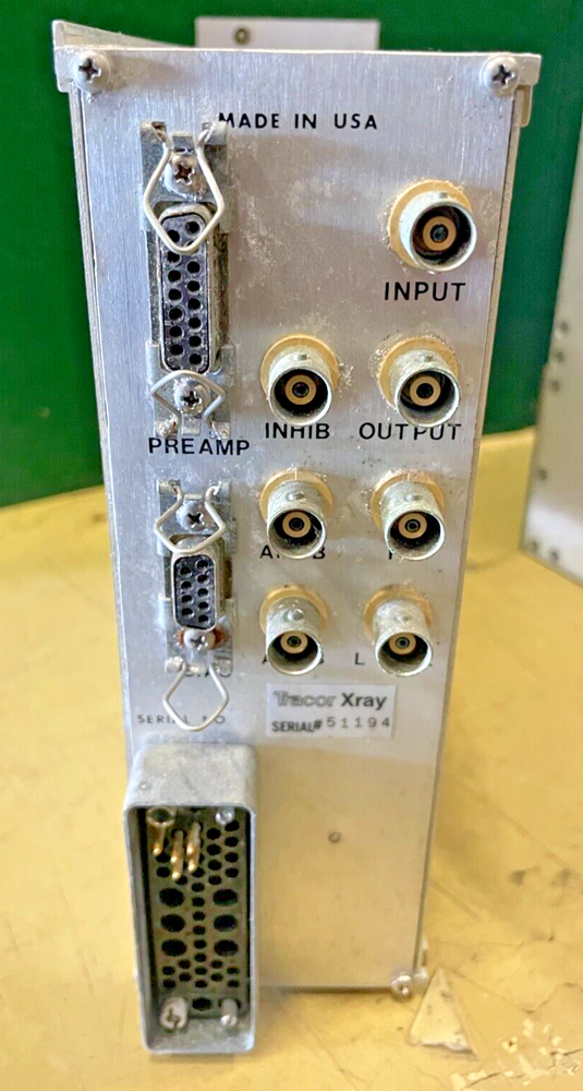 TX Tracor Northern Xray Model 1252 Pulse Processor NIM BIN Plug-In Module, X-Ray
