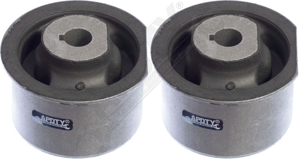 APDTY 016516x2 Front Differential Transfer Case Isolator Mount Bushing Pair