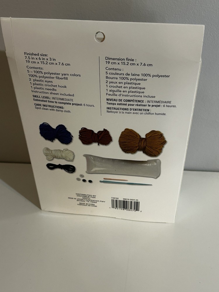 Loops & Threads Crochet Kit "Sloth"