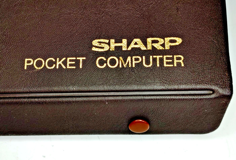 Sharp PC1500A Pocket Computer w/ CE150 Printer/Cassette Interface Turns On CASE