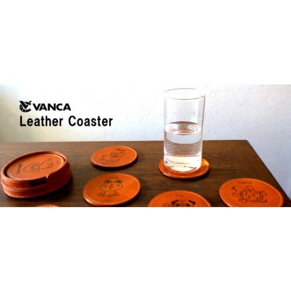 Leather Coaster Turtle