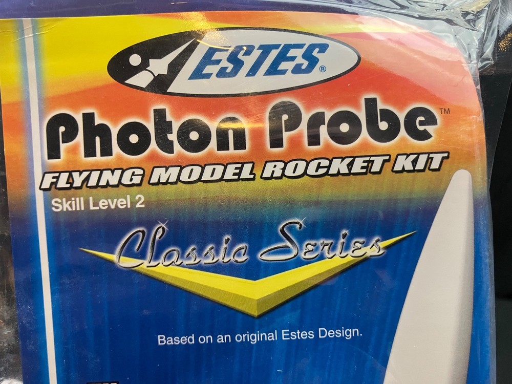 Estes Photon Probe Flying Model Rocket Kit #3026 - OOP - Sealed