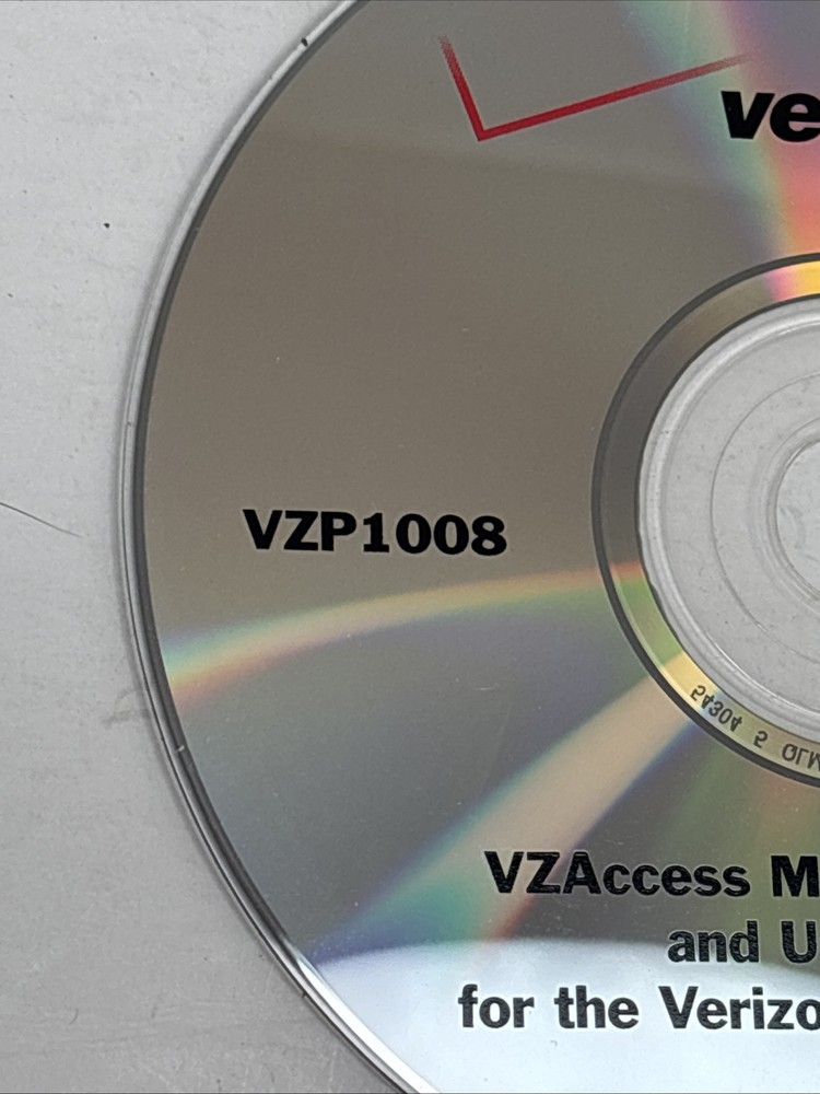 Verizon Wireless VZAccess Manager Software & User's Guide VZP1008 UM150