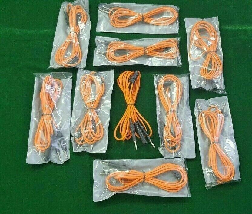 10pc Laparoscopic Bipolar Cable Laparoscopy Endoscopy Best Instruments