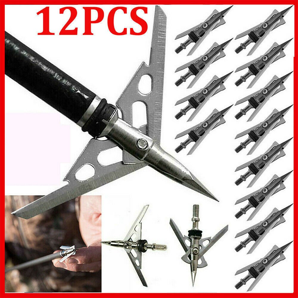 Raging Hypodermic Trypan 2-Blade 100 Grain Expandable Broadheads