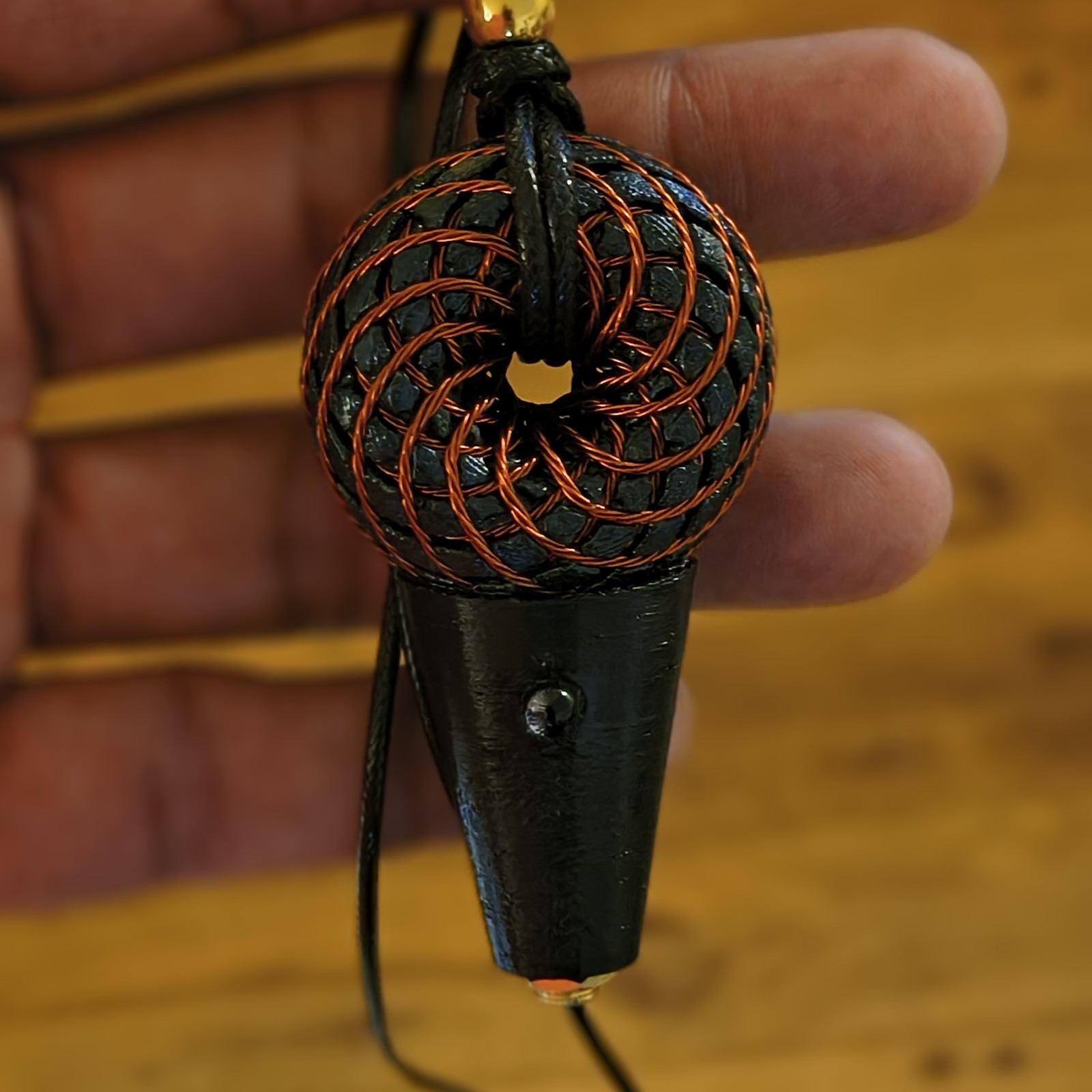PEMF Frequency Generator POWERED Pendant Edition By Orgonitems (Oi-Pendant)