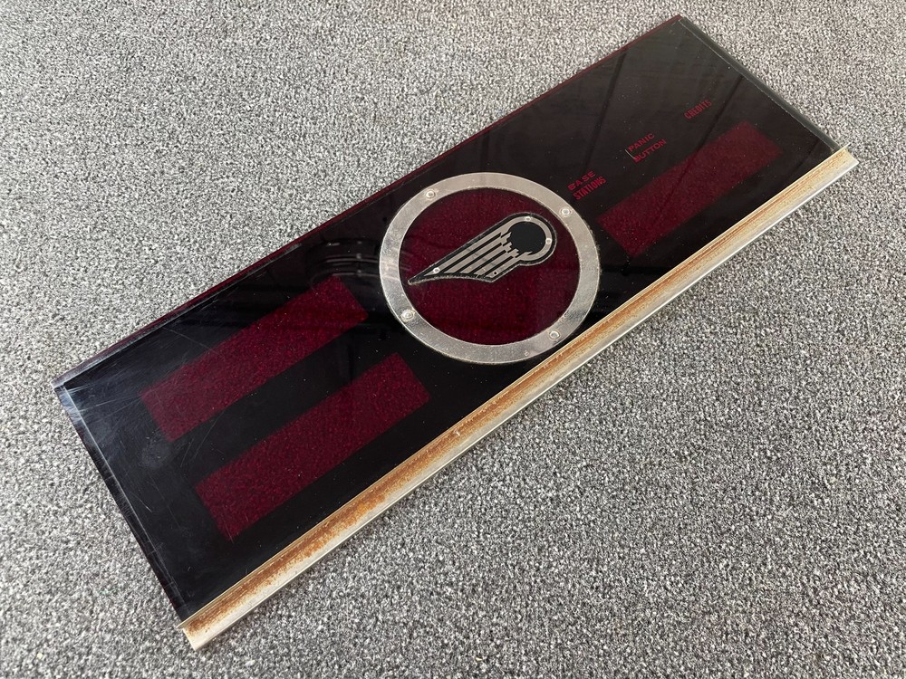 Bally Rapid Fire Pinball Machine Arcade Game Backglass Score Display Panel