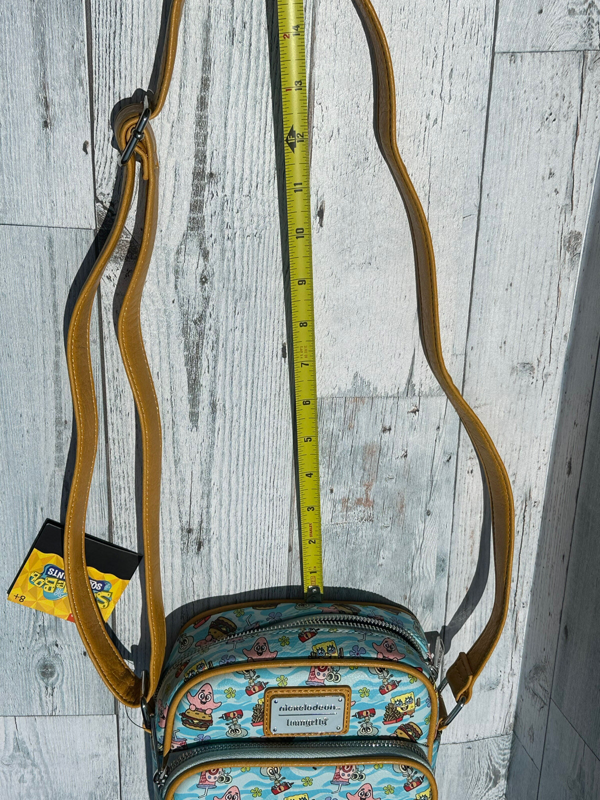 NEW Nickelodeon Loungefly Crossbody Bag Baby Sponge Bob• Patrick• Gary
