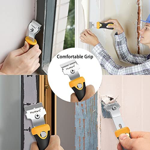 Multi-Purpose Razor Blade Scraper Set 10pcs Extra Blades Cleaning Tool - Window