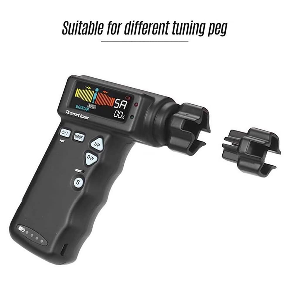 T2 Smart Guitar Tuner & Automatic Peg String Winder 2-in-1 Multi-functional S...