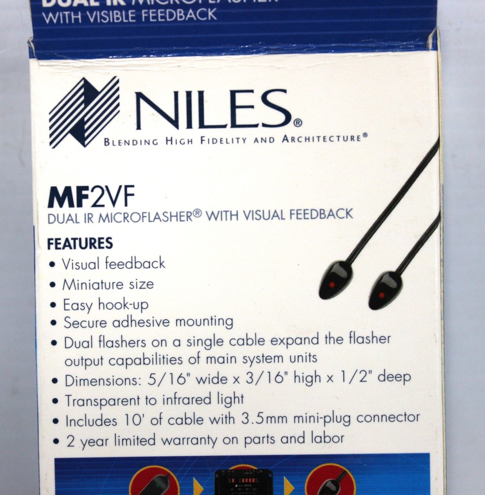 Niles MF1 Infrared MicroFlasher With Visible Feedback