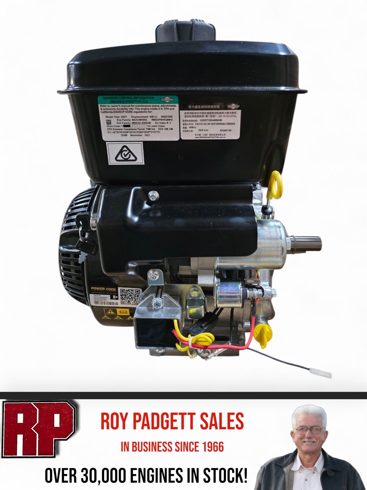 14HP Briggs & Stratton 25V337-0012 Engine Vanguard Series 1" Shaft ES