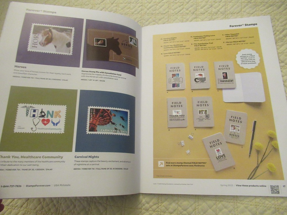 USPS USA Philatelic Spring 2025 Catalog