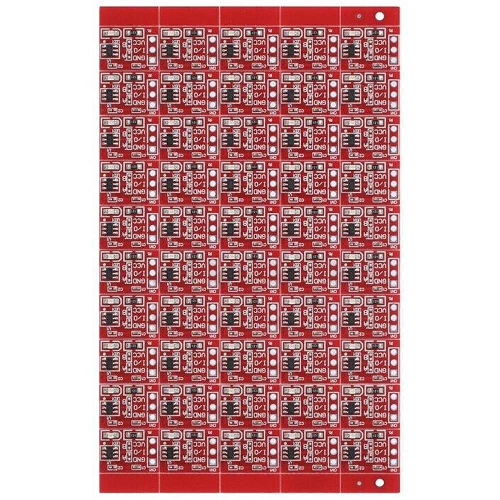 50pcs Ttp223 Touch Button Modular Self-Locking Capacitive Single