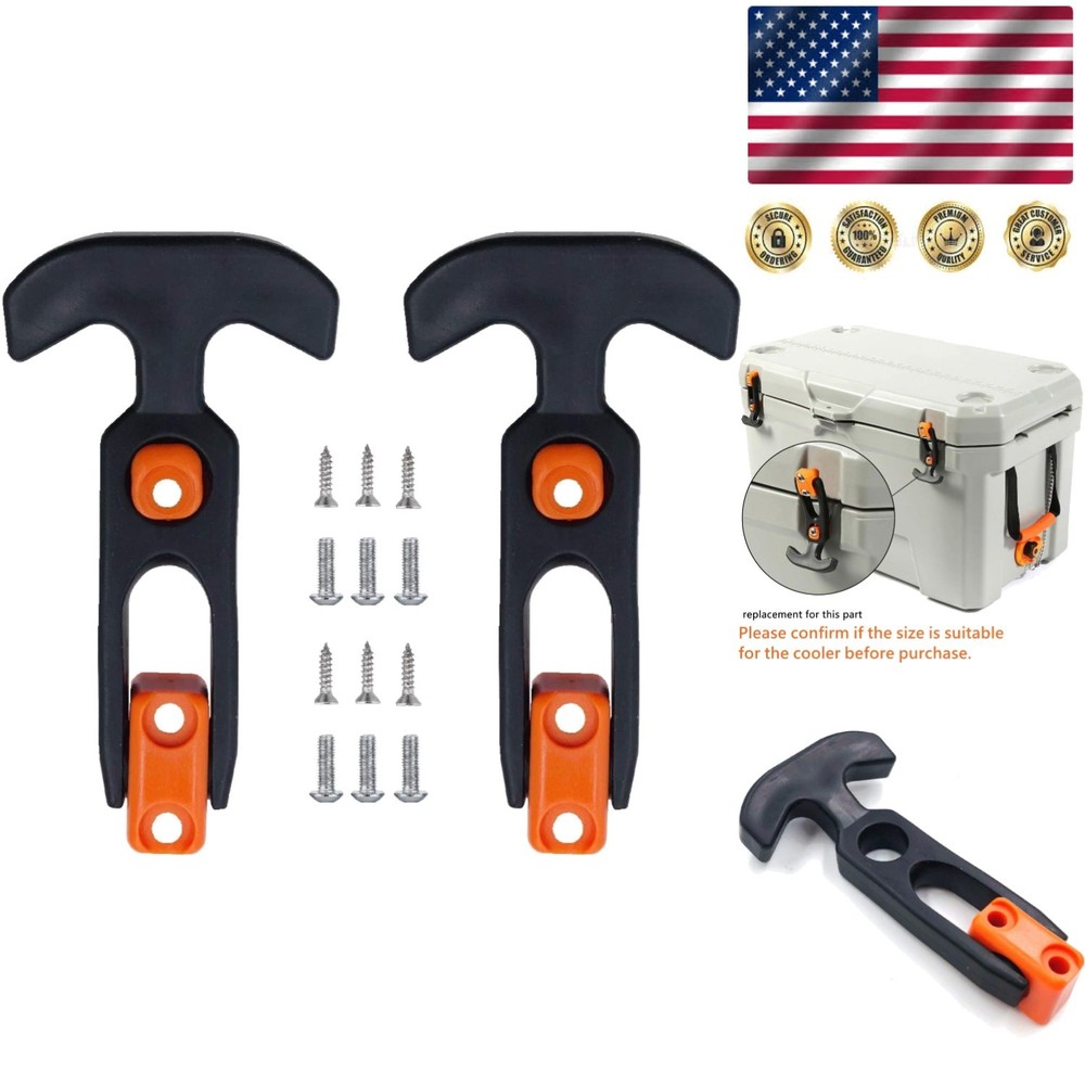 Upgrade Your Cooler with 2  Lid Latches - Durable, Vibration-Reducing