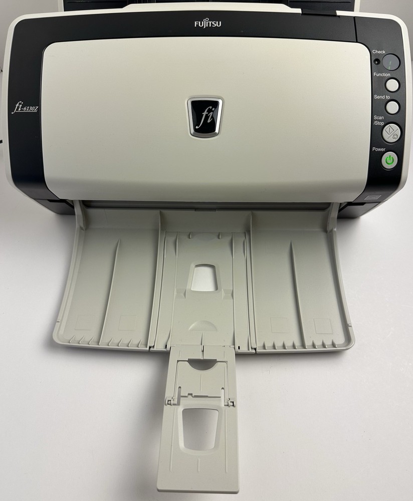 Fujitsu fi-6130Z Desktop Scanner W/ AC Adapter + USB ( Support Window 10) Only