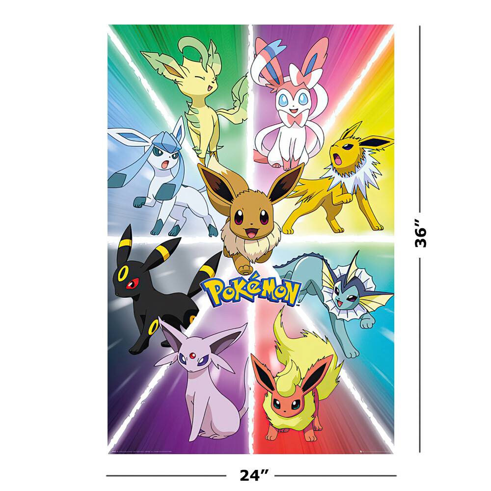 Pokemon - TV Show / Gaming Poster (Eevee Evolution)